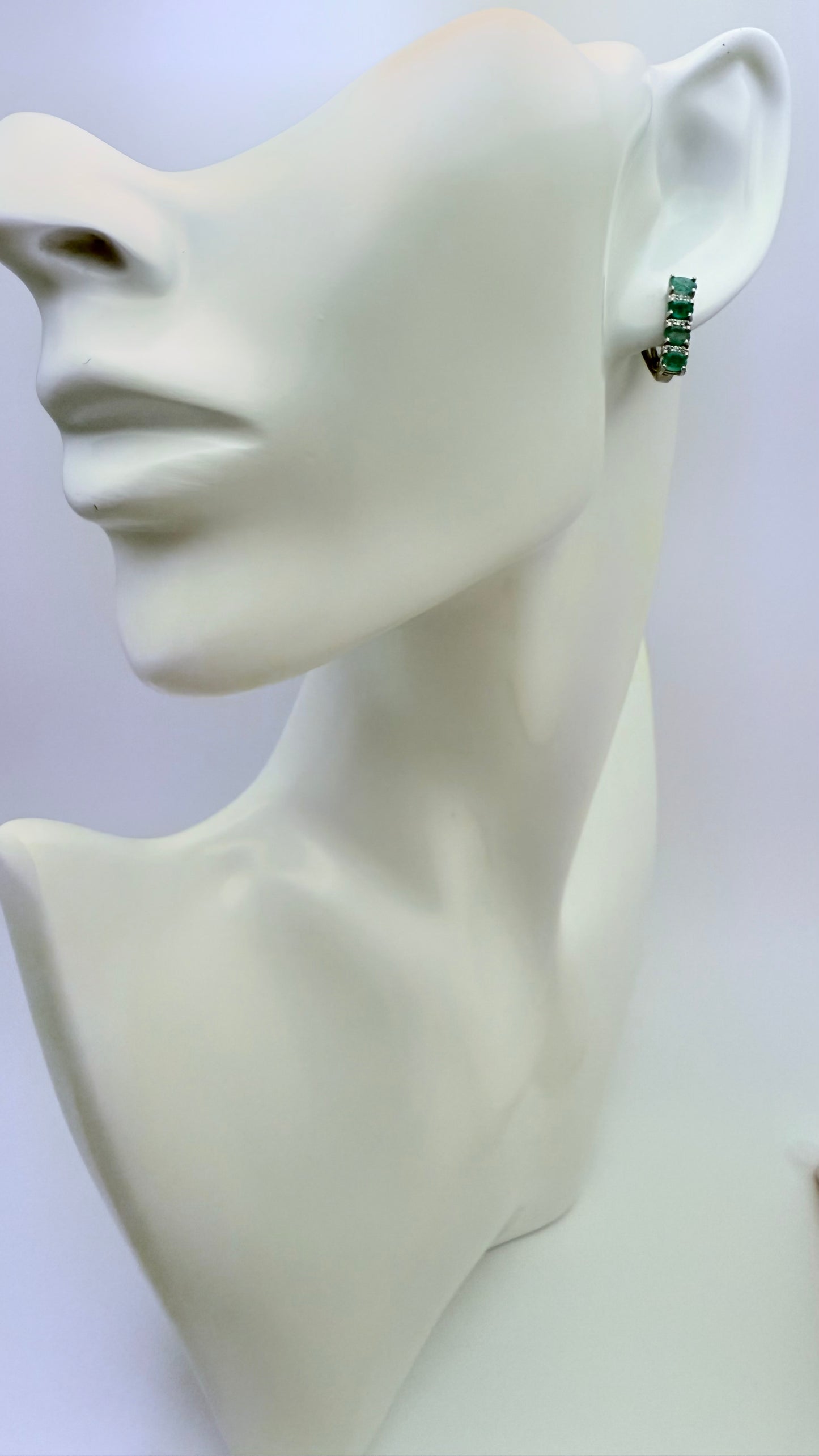 Natural Emerald Earrings