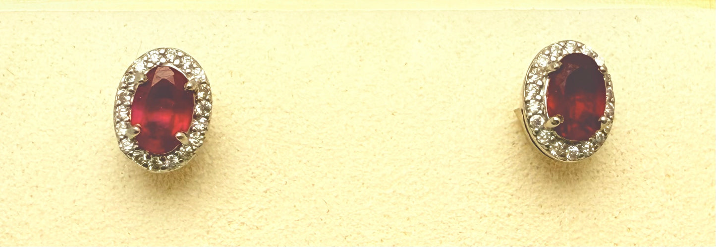 Full Set Natural Ruby